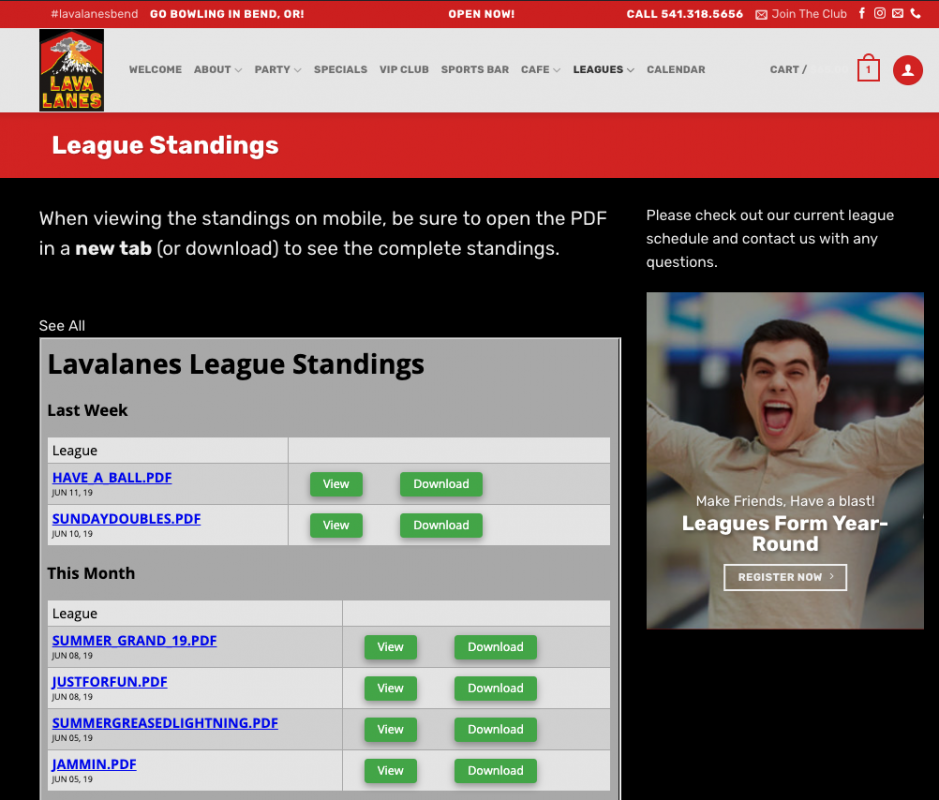 Bowling League Secretary (BLS) Software Integration